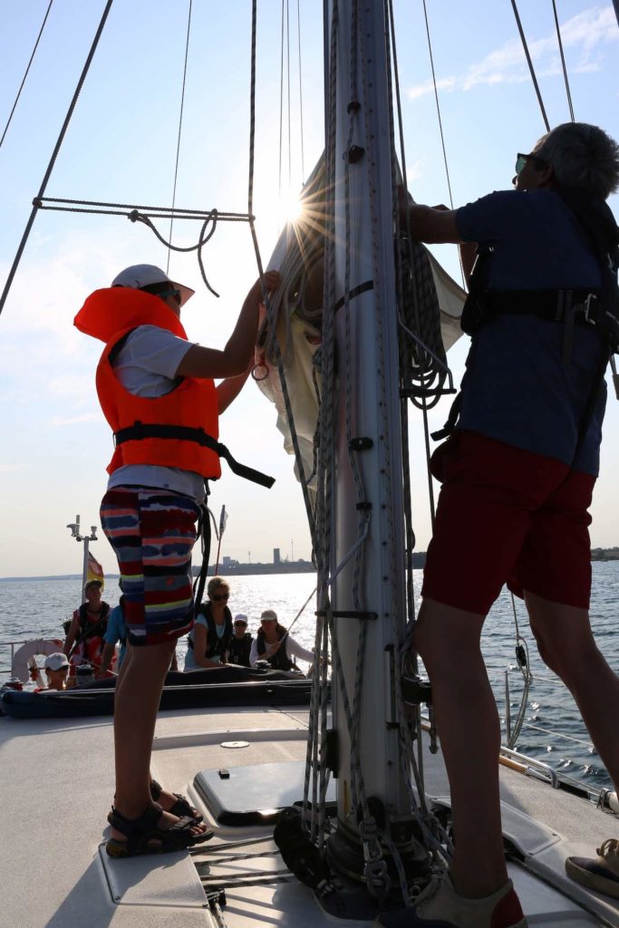 1_Action am Mast SKS Praxis Ostsee